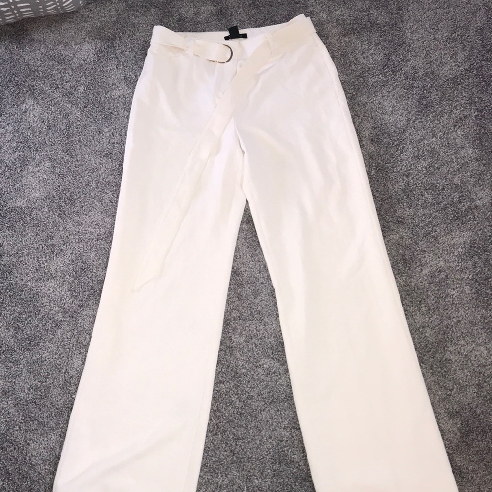 White House black market wide leg dress pants